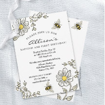 Baptisme en de eerste verjaardag van de zonnige bi