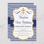 Baptisme en eerste uitnodiging ter gelegenheid van (Voorkant / Achterkant)