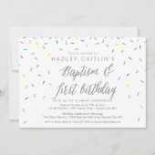 Baptisme en eerste uitnodiging van de prinkle (Voorkant)