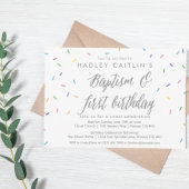 Baptisme en eerste uitnodiging van de prinkle