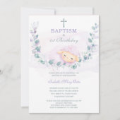 Baptisme en eerste uitnodiging voor de geboorte va (Voorkant)