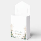 Baptisme eucalyptus glitter naam bedankt voor je k bedankdoosjes (Geopend)