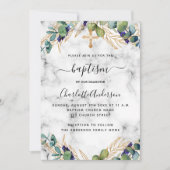 Baptisme eucalyptus goudmarmer kaart (Voorkant)