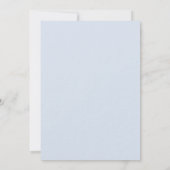 Baptisme eucalyptus greenery blue boy luxe kaart (Achterkant)