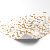 Baptisme eucalyptus greenery Gold cross-Welkom Poster (Hoek)