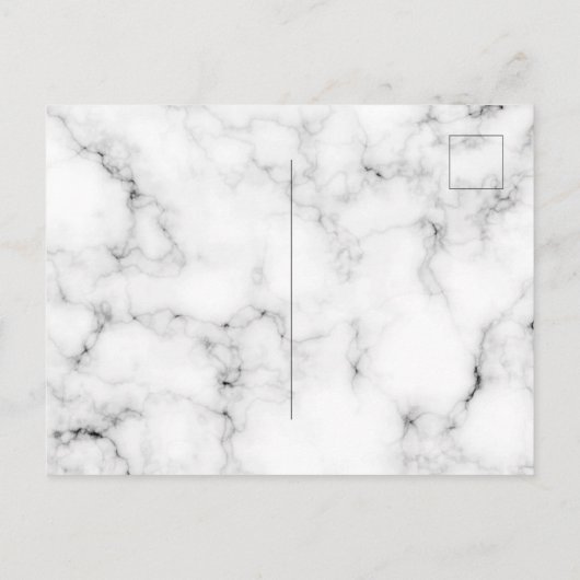 Baptisme eucalyptus greenery goudmarmer uitnodiging briefkaart (Achterkant)