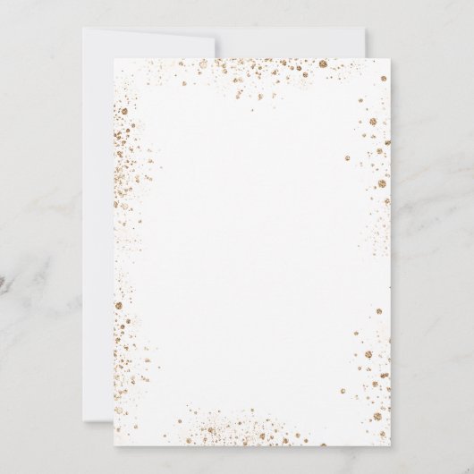 Baptisme eucalyptus greenery roos goudbloem kaart (Achterkant)