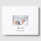 Baptisme eucalyptus greenery white floral foto gastenboek (Achterkant)