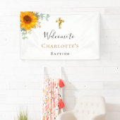 Baptisme eucalyptus sunflower girl spandoek (Insitu)