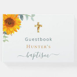 Baptisme eucalyptuszonnebloem gastenboek