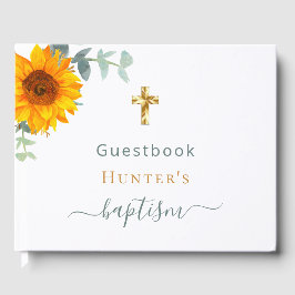 Baptisme eucalyptuszonnebloem gastenboek
