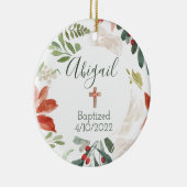 Baptisme Faith Date Kerstmis Ornament (Rechts)