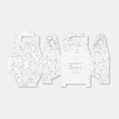 Baptisme faux glitter-draagtas bedankdoosjes (Uitgevouwen)