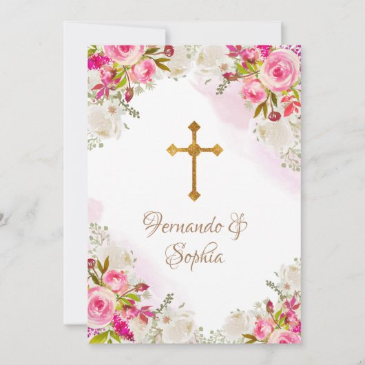 Baptisme Fiesta Twin Kaart (Achterkant)