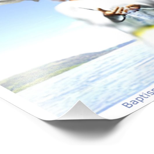 Baptisme Foto Afdruk (Hoek)