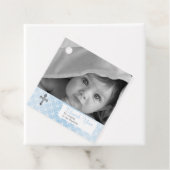 Baptisme | Foto van de tertiaire ringen van jongen Bedankjes Labels (In situ)