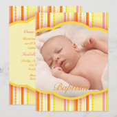 Baptisme fotocommunicatiekaart kaart (Voorkant / Achterkant)