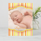 Baptisme fotocommunicatiekaart kaart (Staand voorkant)