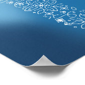 Baptisme - Gepersonaliseerd afdrukken met bijbelwa Poster (Hoek)