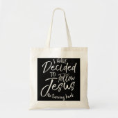Baptisme Gift dat ik heb besloten Jezus nr. Tur te Tote Bag (Voorkant)