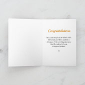 Baptisme Great Nephew Penguin Airplane Kaart (Binnen)