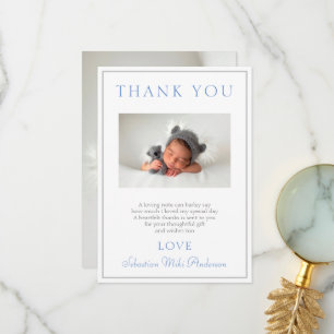 Baptisme Hartelijk dank! Bedankkaart