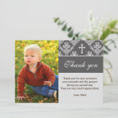 Baptisme Hartelijk dank Je hebt een kerstkaart met Bedankkaart (Staand voorkant)
