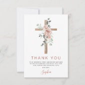 Baptisme Hartelijk dank voor de Christelijke puinr Bedankkaart (Voorkant)