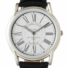 Baptisme in Church Personalized Watch Horloge