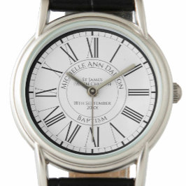 Baptisme in Church Personalized Watch Horloge