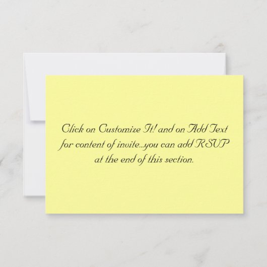 BAPTISME-INVITATIE KAART (Achterkant)