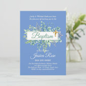 Baptisme Invitation Eucalyptus Greenery BUDGET (Staand voorkant)