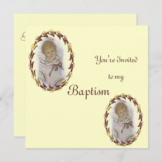 Baptisme Kaart (Voorkant / Achterkant)