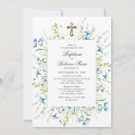 Baptisme Kaart (Voorkant)