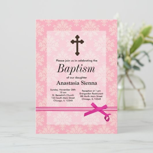 Baptisme Kaart (Staand voorkant)