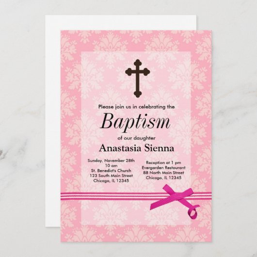 Baptisme Kaart (Voorkant / Achterkant)