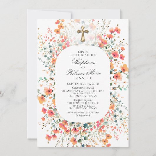 Baptisme Kaart (Voorkant)