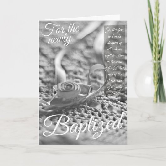 Baptisme Kaart - Scripts (Voorkant)