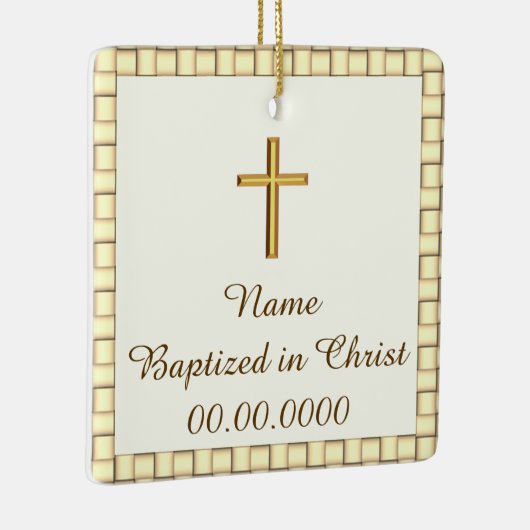 Baptisme Keramisch Ornament (Rechts)