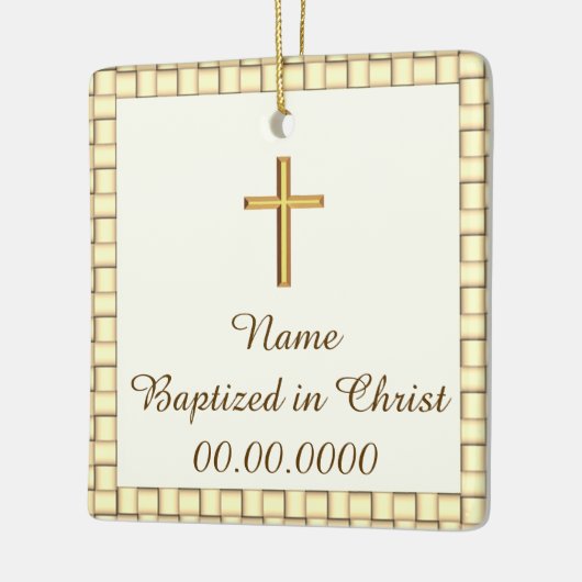 Baptisme Keramisch Ornament (Links)