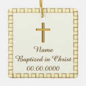 Baptisme Keramisch Ornament (Voorkant)