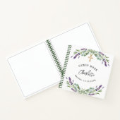 Baptisme lavendel violet eucalyptus notitieboek (Binnen)