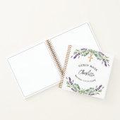 Baptisme lavendel violet eucalyptus notitieboek (Binnen)