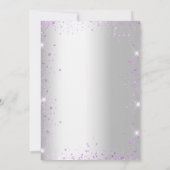 Baptisme lavender violet kaart (Achterkant)