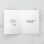 BAPTISME Maagd Maria Baby Rozen Zegen Kaart (Binnen)