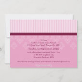 BAPTISME NODIGT UIT:: gezegend 3L Kaart (Achterkant)