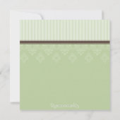 BAPTISME NODIGT UIT:: Gezegend 7SQ Kaart (Achterkant)