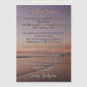 Baptisme Poem | Magnetische Kaart | JW | Sunset (Voorkant)