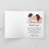 Baptisme Religieuze Christening Commune Christelij Bedankkaart (Binnen)