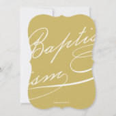 Baptisme Rosary Cross-Girl Foto Religious Kaart (Achterkant)